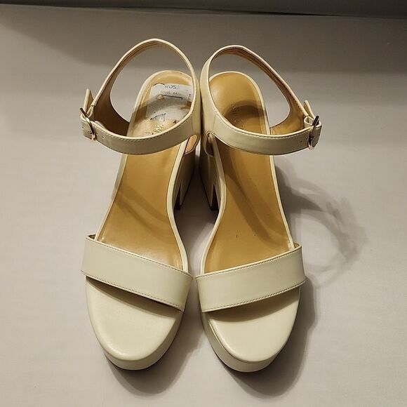 BRAND NEW NINE WEST BLOCK HEEL ROUND-TOE WOMEN'S PLATFORM SANDAL - Picture 4 of 16